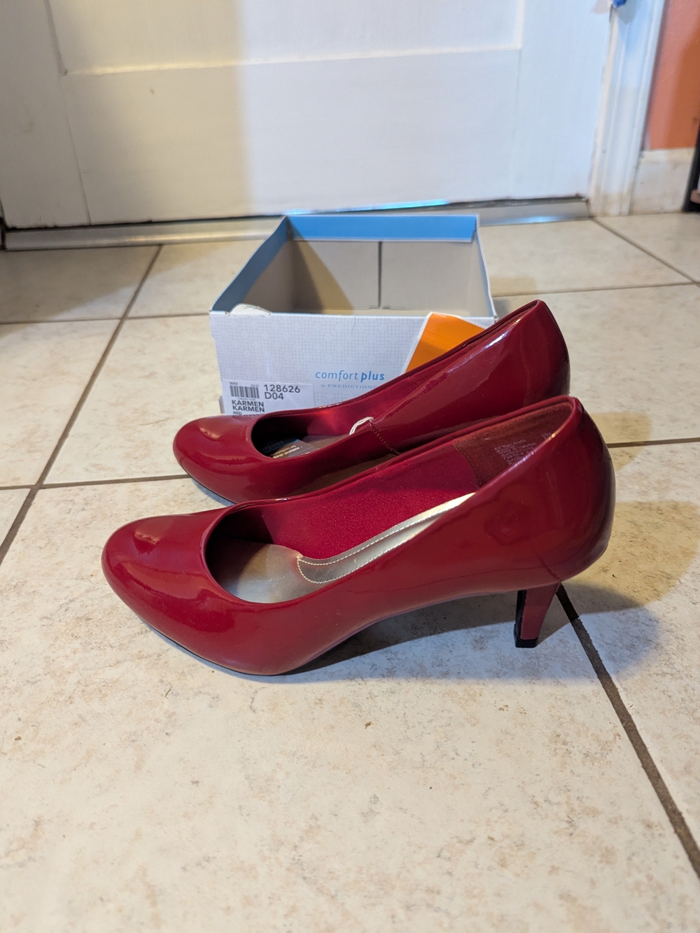 Women's Red Patent Pump Heels